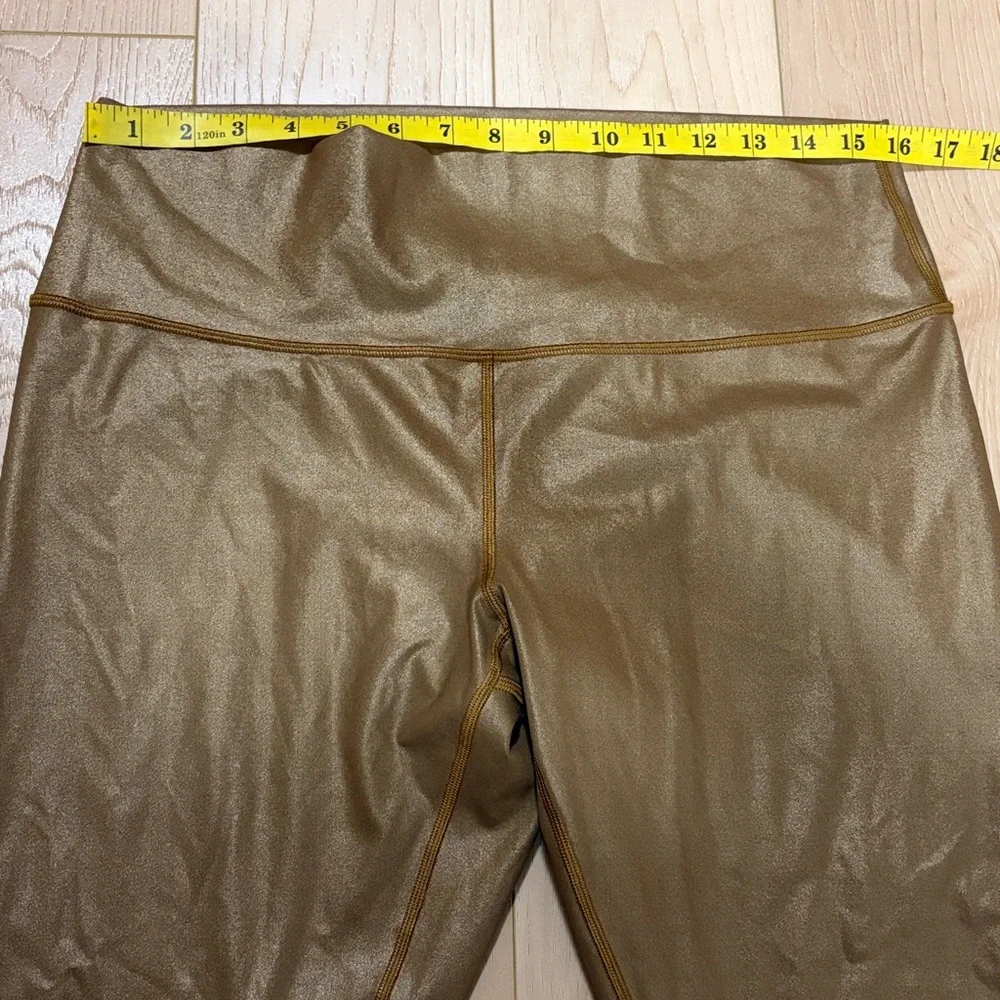 FLAW, see note - Lululemon Wunder Under High-Rise Tight *Foil, sz 14 - Picture 10 of 14